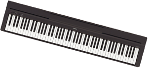 Yamaha P-45 Digital Piano - Black