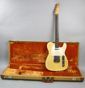1959 Fender Vintage Telecaster Slab-Board Blonde PRE CBS Electric Guitar OHSC
