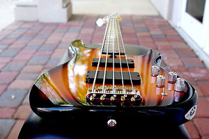 ESP LTD Surveyor-5 string Bass, Active pickup 3-Band EQ 3-Color Burst Brand NEW!