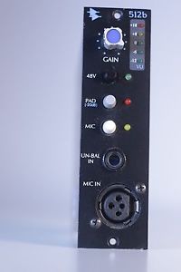 API 512B Single Channel Mic Pre / Microphone Preamp for 500 Series Format