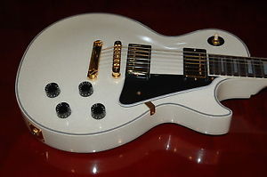 MAKE OFFER 2011 Gibson Custom Shop White Diamond Sparkle Les Paul