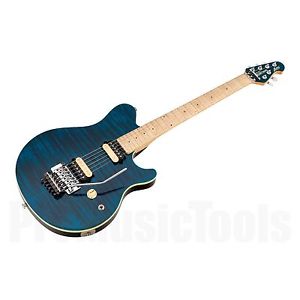Music Man USA Axis TB - Translucent Blue MH - demo * NEW (NOS) * musicman evh