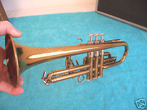 1952 Hamilton Supreme Cornet  Blessing Artist Stencil  Super nice cond.  V. Rare