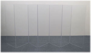 Used Clearsonic A5-7 IsoPac Drum Shield