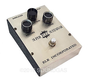 ELK SUPER FUZZ SUSTAINAR Guitar Effect Pedal - triangle big muff Sustainer