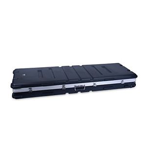 Crossrock CRA888KBK 88 Keys Keyboard Hardshell Case, Custom Inside, with Wheels,