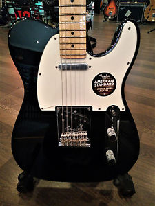 Fender American Standard Tele - Black - Maple Neck - New