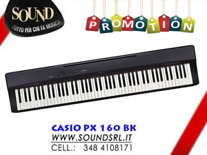 CASIO PRIVIA PX 160 BK - PIANOFORTE DIGITALE NERO