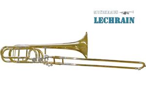 Trombone basse, Bb/F/Eb & BB/F/D, avec Valise et Pièce buccale