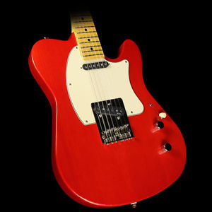 Used Buzz Feiten T Pro Electric Guitar Trans Red