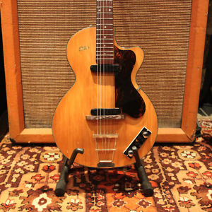 Klassischer 1959 Hofner Club 50 Naturblond Selmer London Gitarre