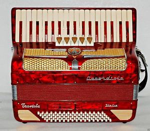 ACCORDIOLA Traviata 80  BASS Piano Accordion Akkordeon Fisarmonica very good