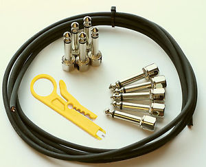 Evidence Audio SIS Solderless Patch Cable Kit 70 Plugs 70 ft Monorail Black New