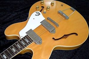 Epiphone Japan 1996 CASINO Natural w/SoftCase FreeShipping From JPN Used #G245