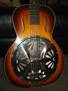 1930's Dobro Round Neck! Plays great!
