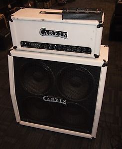 USA Carvin X-100B Series IV head half stack with matching GX412 cab & footswitch