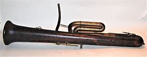 Serpent Fourveille 1830's - played with a trombone mouthpiece