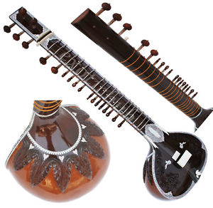 SITAR~CLASSIC DESIGN~RAVI SHANKAR STYLE~FIBER BOX~HIGH PRO QUALITY~TANPURA