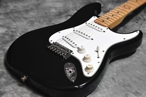Fender Standard Stratocaster Maple Fretboard Black Electric Guitar Free Shipping