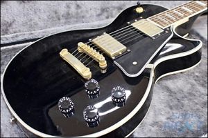 Epiphone Les Paul Custom black Electric Guitar Free Shipping