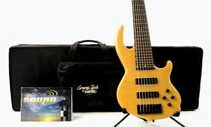 Groove Tools by Conklin GT-7 7 String Electric Bass - Natural w/ Case GT7
