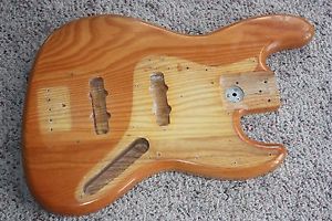 1974 1975 1976 Fender Jazz bass body natural original ash 6 lb 8 oz