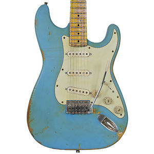 Sawtooth Americana Relic Series ET Electric Guitar, Aero Blue with Mint Green
