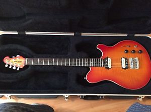 Ernie Ball Music Man Axis Super Sport with Piezo HSC Cherry Burst Exc.