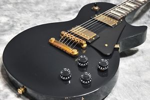 Gibson Les Paul Studio 2016 Ebony Gold Hardware   Free Shipping