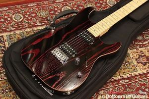 T's Guitars {BUG} DST-Spider -Black × Red Electric Guitar Free Shipping