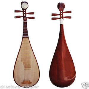 Luet Liuqin Chinese Soprano Pipa Lute Guitar Musical Instrument Qin STL#4097