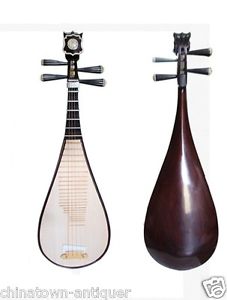 Luet Liuqin Chinese Soprano Pipa Lute Guitar Dun huang Musical Instrument # 4087