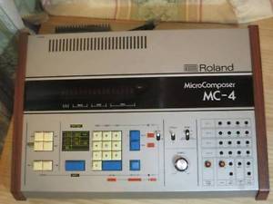 Roland MicroComposer MC-4 A Synthesizer Japan