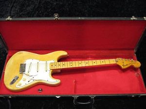 1971 Fender Stratocaster Blond / 1 Piece Maple Used w / Hard case