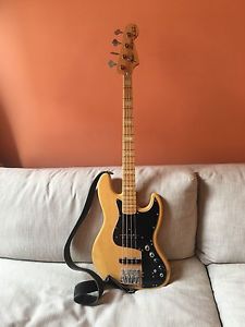 Fender Artist Marcus Miller Jazz Natural Jazz Bass Bass Guitar
