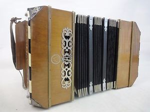 Bandoneon, Bandonion , Alfred Arnold mit Koffer