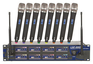 NEW VocoPro UHF-8800 8-Channel Wireless Microphone System Best Deal on ebay!