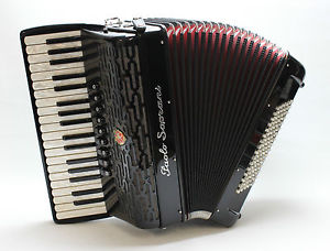 ACCORDÉON Paolo Soprani Agile IV 96 DO sw SUPER LEICHT! Die nouveauté d'Italie