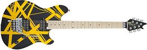 In Stock! 2017 EVH Wolfgang Special Striped guitar in black and yellow