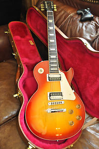 Gibson Les Paul Classic Cherry Burst Plain Top Unplayed Prefect!