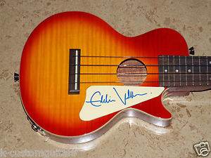 Eddie Vedder signed ukulele electric guitar Pearl Jam autographed Epiphone