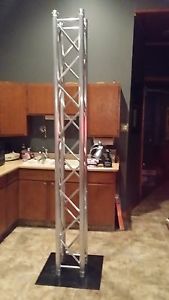 4 Global Truss Square Truss System 8.2', 4 Baseplates and 2 Universal Boxes