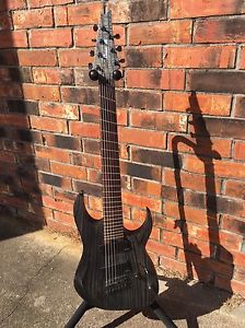 Ibanez RG Iron Label Fanned Fret 7 String Black Stained w/ Levy's Pro Bag!