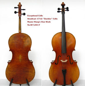 Exceptional Cello!Exceptional Tone!200-y Old Spruce!Master's Own Work!No.W7,2017