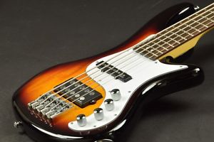 SCHECTER AD-SL-VT-5 3 Tone Sunburst Electric Bass Guitar Free Shipping