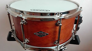 Craviotto 6.5x13 Black Cherry Snare Drum. 45' Edges. 2006.