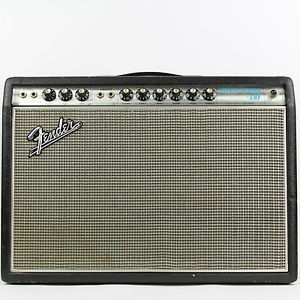 Vintage 1968 Fender Drip Edge Deluxe Reverb Silverface 1x12 AB763
