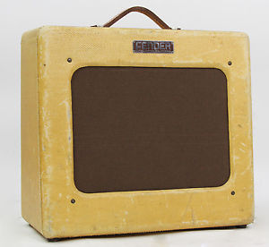 Vintage 1951 Fender Deluxe Amp Tweed TV Front Excellent Condition!