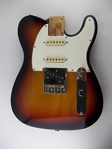 93 Fender Custom Shop Nashville Telecaster 3TSB Body, Loaded Pickguard Sunburst