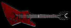 NEW DEAN JCZ TRD JOHN CONNOLLY Z  SEVENDUST TRANS RED ELECTRIC GUITAR